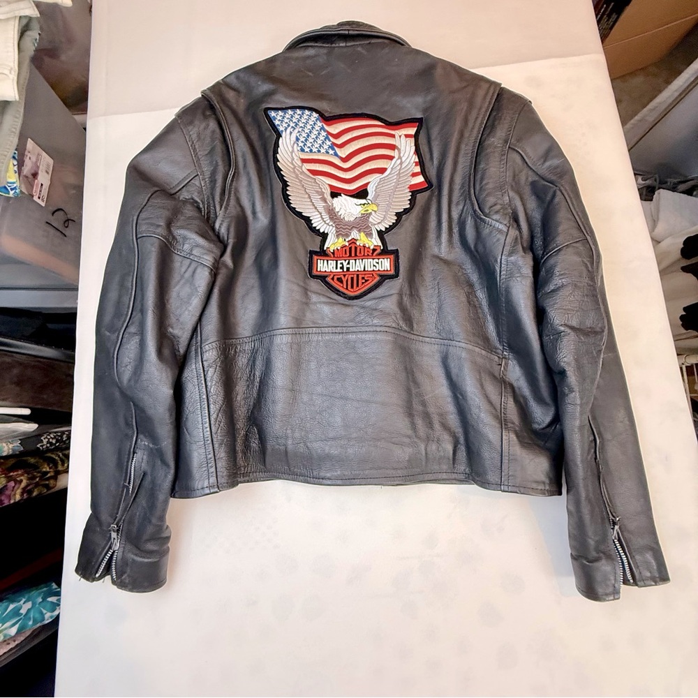 Barneys Leather Motorcycle Jacket